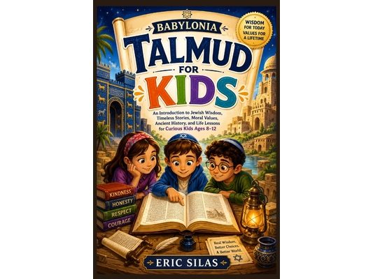 Babylonia Talmud for Kids: An Introduction to Jewish Wisdom, Timeless Stories, Moral Values, Ancient History, and Life Lessons for Curious Kids Ages 8