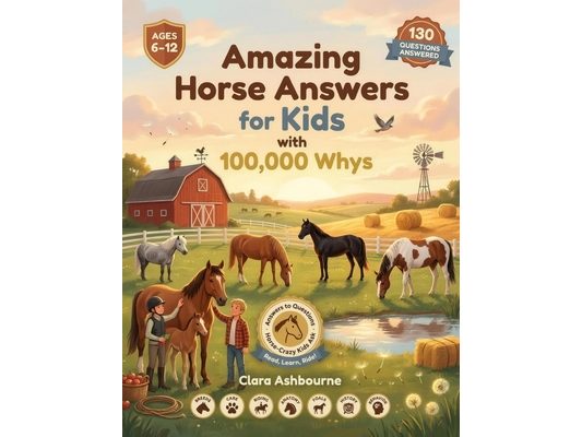 Amazing Horse Answers For Kids With 100,000 Whys: Fun Horse Facts, Trivia, and Answers to the Questions Curious Kids Ask - A Gift Book for Girls and B