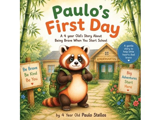 Paulo's First Day: A 4 Year Old's Story About Being Brave When You Start School: A Gentle Story to Help Preschoolers Age 3-5 and Kindergarten Children