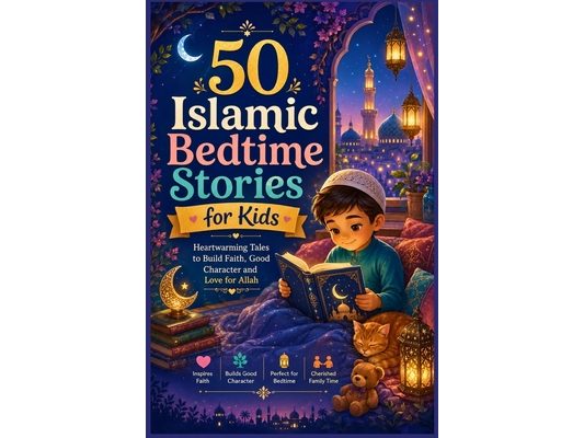50 Islamic Bedtime Stories for Kids: Heartwarming Tales to Build Faith, Good Character and Love for Allah