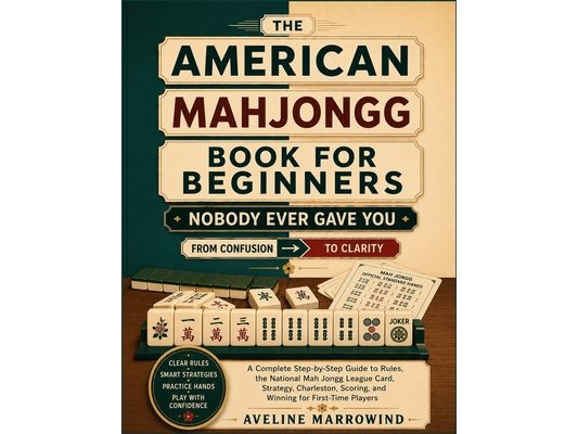 American Mah Jongg Book For Beginners: A Complete Step-by-Step Guide to Rules, the National Mah Jongg League Card, Strategy, Charleston, Scoring, and