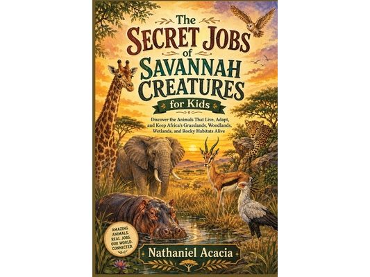 The Secret Jobs of Savannah Creatures for Kids: Discover the Animals That Live, Adapt, and Keep Africa's Grasslands, Woodlands, Wetlands, and Rocky Ha