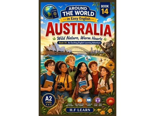 Australia: Wild Nature, Warm Hearts - An Exciting English Learning Adventure for Teenagers & Adult Beginners: Book 14: Discover Australian Culture, Wi