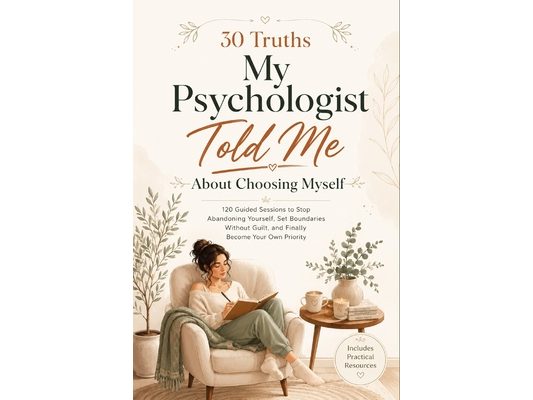 30 Truths My Psychologist Told Me About Choosing Myself: 120 Guided Sessions to Stop Abandoning Yourself, Set Boundaries Without Guilt, and Finally Be