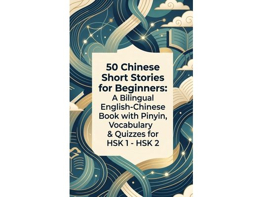 50 Chinese Short Stories for Beginners: A Bilingual English-Chinese Book with Pinyin, Vocabulary & Quizzes for HSK 1 - HSK 2