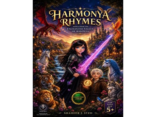 Harmonya Rhymes: Songs from the Enchanted Valley of Kidonya. A Magical Kids Music Book with Lyrics, Music Sheets & Character Stories