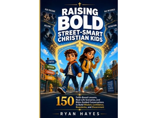 Raising Bold Street-Smart Christian Kids: 150 Faith-Based Lessons, Real-Life Scenarios, and Bible-Guided Conversations to Build Wisdom, Confidence, Bo