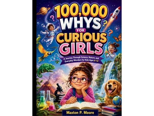 100,000 Whys for Curious Girls: A Journey Through Science, Nature, and Everyday Wonders for Kids Ages 6-12
