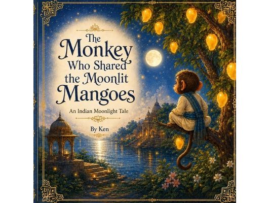 The Monkey Who Shared the Moonlit Mangoes: An Indian Moonlight Tale