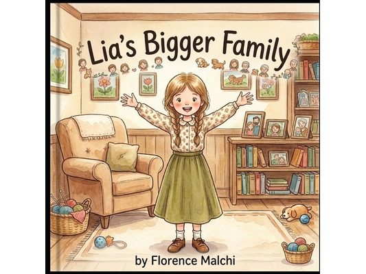 Lia's Bigger Family: A Gentle Children's Book About Blended Families, Step-Siblings, and Big Feelings