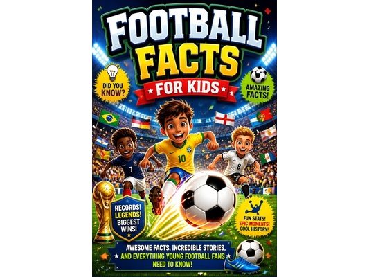 Football Facts For Kids: The Ultimate Kids Guide to Soccer Superstars, World Cup History, Crazy Matches, Fun Quizzes, and Incredible Football Secrets
