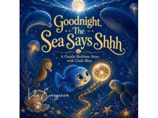Goodnight, The Sea Says Shhh: A Calming Bedtime Story with Ocean Animals for Toddlers
