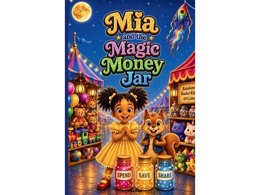 Mia and the Magic Money Jar: A Kids' Story About Saving, Spending, and Sharing Money