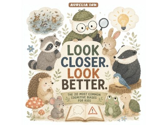 Look Closer. Look Better: The 20 most common cognitive biases - for Kids