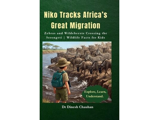 Niko Tracks Africa's Great Migration: Zebras and Wildebeests Crossing the Serengeti Wildlife Facts for Kids