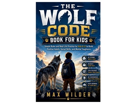 The Wolf Code Book for Kids: Simple Rules and Real-Life Practice for Kids 8-12 to Build Positive Habits, Social Skills, and Mental Toughness