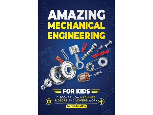 Amazing Mechanical Engineering for Kids: Discover How Machines, Motors and Movers Work - A Beginner-Friendly Guide to Gears, Engines, Robotics, and Re