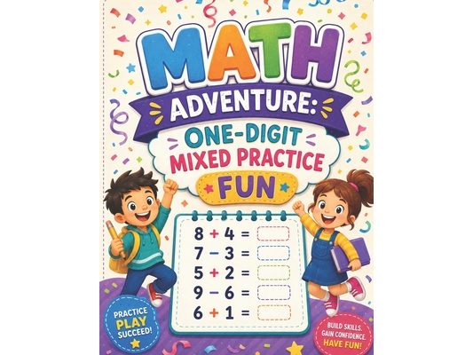 Math Adventure: One-Digit Mixed Practice Fun: Engaging Addition and Subtraction Worksheets