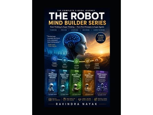 The Robot Mind Builder Series: Five First-Principles Books on Human Thinking, Robot Logic, Learning, Agents, and Super Agents