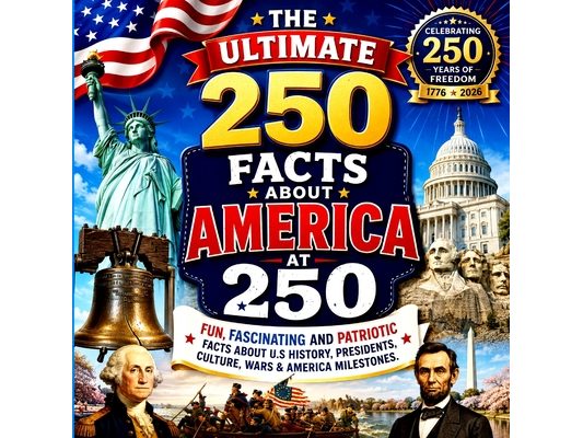 The Ultimate 250 Facts About America at 250: Fun, Fascinating & Patriotic Facts About U.S. History, Presidents, Culture, Wars & American Milestones