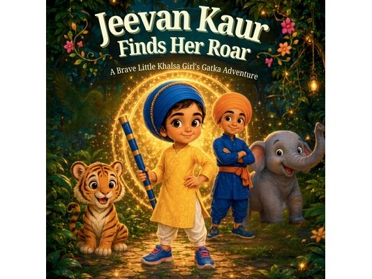 Jeevan Kaur Finds Her Roar: A Brave Little Khalsa Girl's Heartwarming Story About Courage, Confidence, Gatka, and Taking One Brave Step