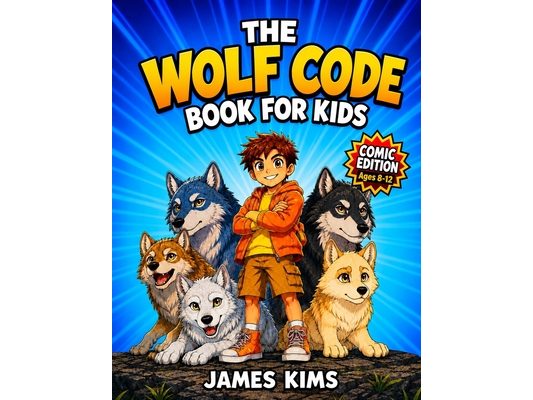 The Wolf Code Book for Kids: 24 Illustrated Stories for Ages 8-12 to Discover the Way of the Wolf and Build Confidence, Leadership, Teamwork, and Inne