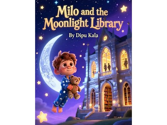 Milo and the Moonlight Library: A Magical Bedtime Adventure About Kindness, Courage, and the Power of Stories