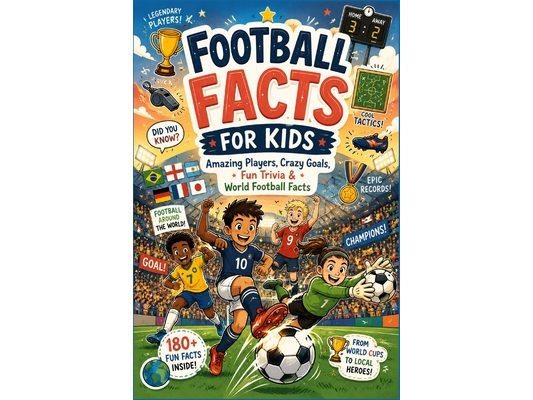 Football Facts For Kids: Amazing Players, World Cup History, Legendary Goals, Fun Trivia & Soccer Records for Kids
