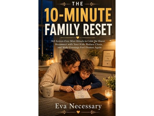 The 10-Minute Family Reset: 365 Screen-Free Mini Rituals to Calm the House, Reconnect with Your Kids, Reduce Chaos, and Make Evenings Feel Human Again