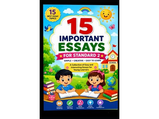 15 Important Essays for Standard 2: Simple - Creative - Easy to Learn