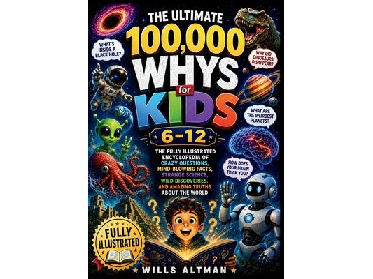 The Ultimate 100,000 Whys for Kids 6-12: The Fully Illustrated Encyclopedia of Crazy Questions, Mind-Blowing Facts, Strange Science, Wild Discoveries,