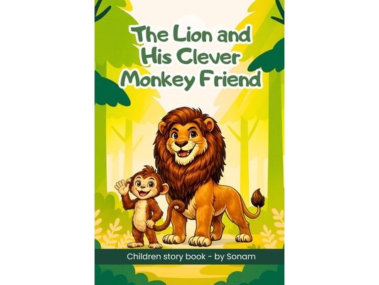 The Lion and His Clever Monkey Friend: A Heartwarming Children's Story Book About Friendship, Loyalty, and Kindness