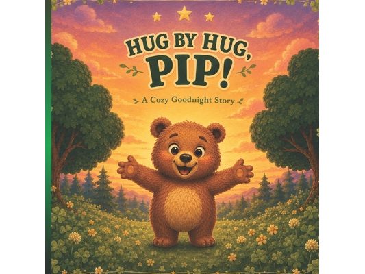 Hug by Hug, Pip!: A Cozy Bedtime Board Book for Babies & Toddlers - Animals, Hugs & Goodnight Moments