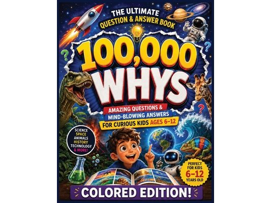 100,000 Whys: Amazing Questions & Mind-Blowing Answers for Curious Kids Ages 6-12 148 Pages 8.5 x 11 inches