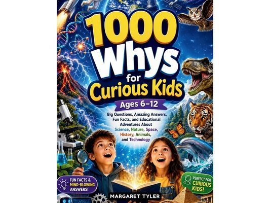 1000 Whys for Curious Kids Ages 6-12: Big Questions, Amazing Answers, Fun Facts, and Educational Adventures About Science, Nature, Space, History, Ani