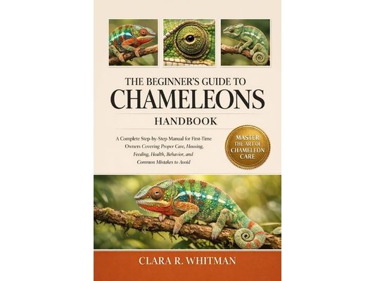 The Beginner's Guide to Chameleons: A Complete Step-by-Step Manual for First-Time Owners Covering Proper Care, Housing, Feeding, Health, Behavior, and