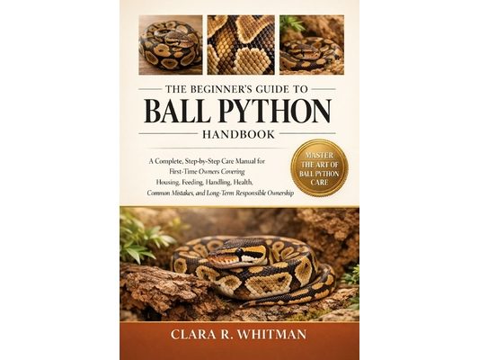 The Beginner's Guide to Ball Python: A Complete, Step-by-Step Care Manual for First-Time Owners Covering Housing, Feeding, Handling, Health, Common Mi