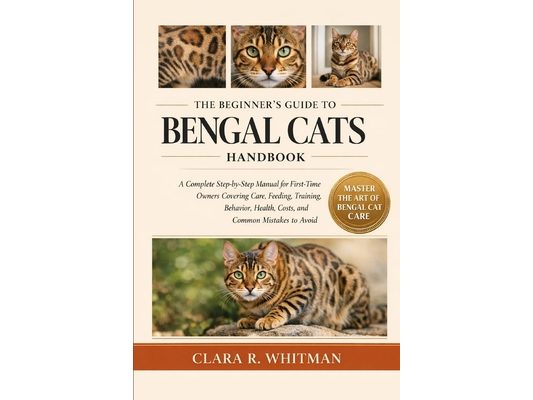 The Beginner's Guide to Bengal Cats: A Complete Step-by-Step Manual for First-Time Owners Covering Care, Feeding, Training, Behavior, Health, Costs, a
