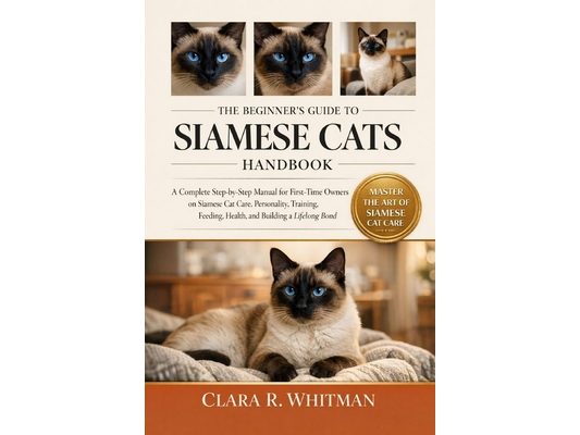 The Beginner's Guide to Siamese Cats: A Complete Step-by-Step Manual for First-Time Owners on Siamese Cat Care, Personality, Training, Feeding, Health