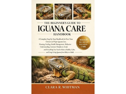 The Beginner's Guide to Iguana Care: A Complete Step-by-Step Handbook for First-Time Owners on Proper Iguana Care, Housing.....Calm, and Long-Living I