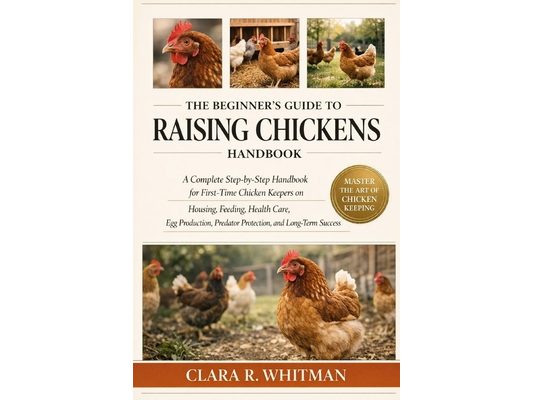 The Beginner's Guide to Raising Chickens: A Complete Step-by-Step Handbook for First-Time Chicken Keepers on Housing, Feeding, Health Care, Egg Produc