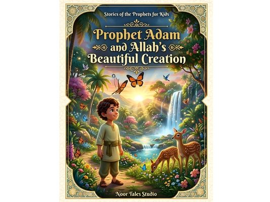Stories of the Prophets for Kids: Prophet Adam and the First Garden - Book 1: A Heartwarming Islamic Story About Creation, Love, Forgiveness, and Hope