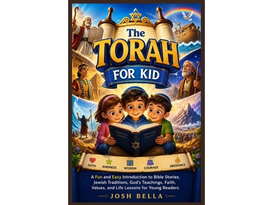The Torah for Kid: A Fun and Easy Introduction to Bible Stories, Jewish Traditions, God's Teachings, Faith, Values, and Life Lessons for Young Readers