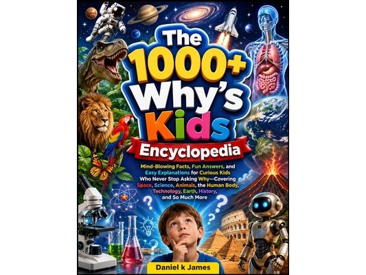 The 1000+ Why's Kids Encyclopedia: Mind-Blowing Facts, Fun Answers, and Easy Explanations for Curious Kids Who Never Stop Asking Why-Covering Space, S