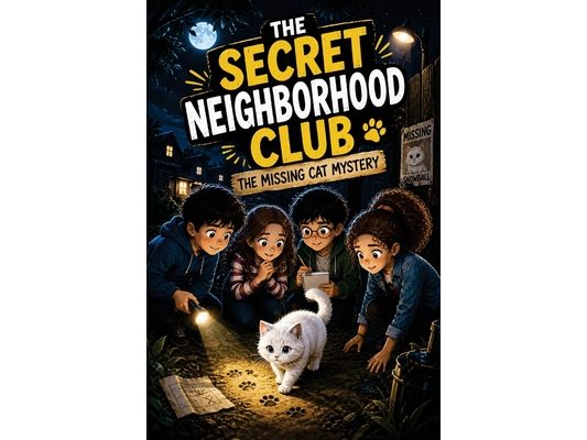 The Secret Neighborhood Club: The Missing Cat Mystery: A Fun Mystery for Kids Ages 6-9