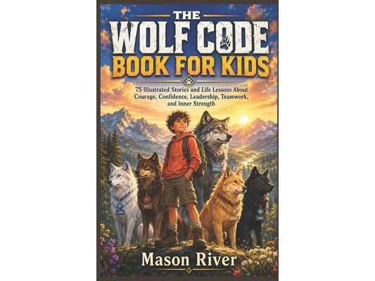 The Wolf Code Book for Kids: 75 Illustrated Stories and Life Lessons About Courage, Confidence, Leadership, Teamwork, and Inner Strength
