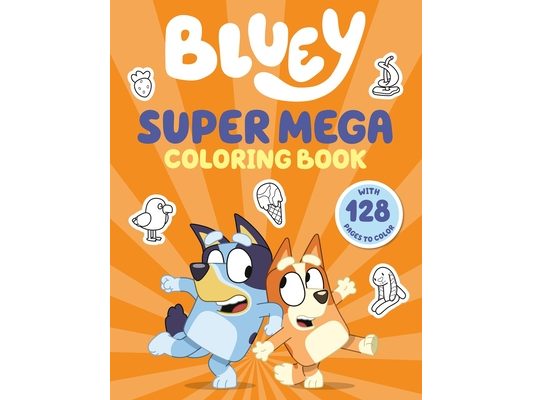 Bluey: Super Mega Coloring Book