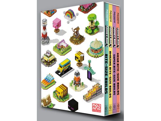 Minecraft: Bite-Size Builds Collection 4-Book Boxed Set: Minecraft: Bite Size-Builds, Minecraft: Amazing Bite-Size Builds, Minecraft: Super Bite-Size