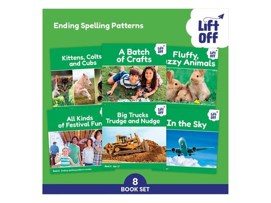 Phonic Books Lift Off Readers Ending Spelling Patterns