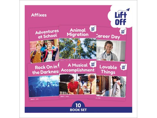 Phonic Books Lift Off Readers Affixes
